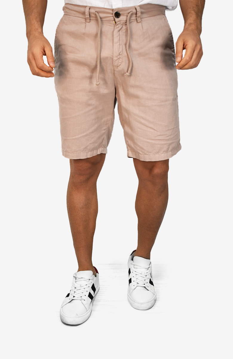Short de Lino y Algodón para Hombre