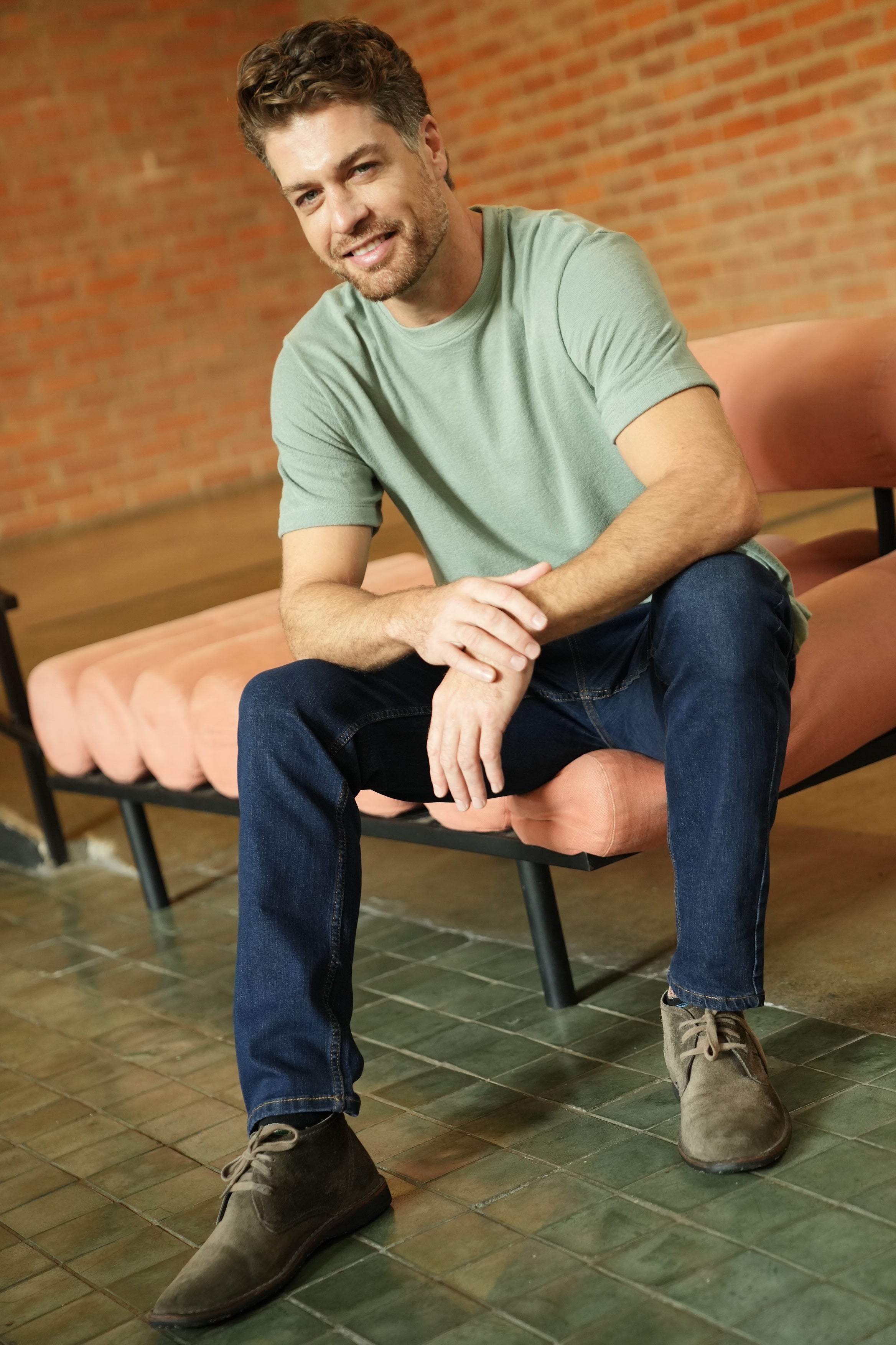 Polo Cuello Redondo para Hombre