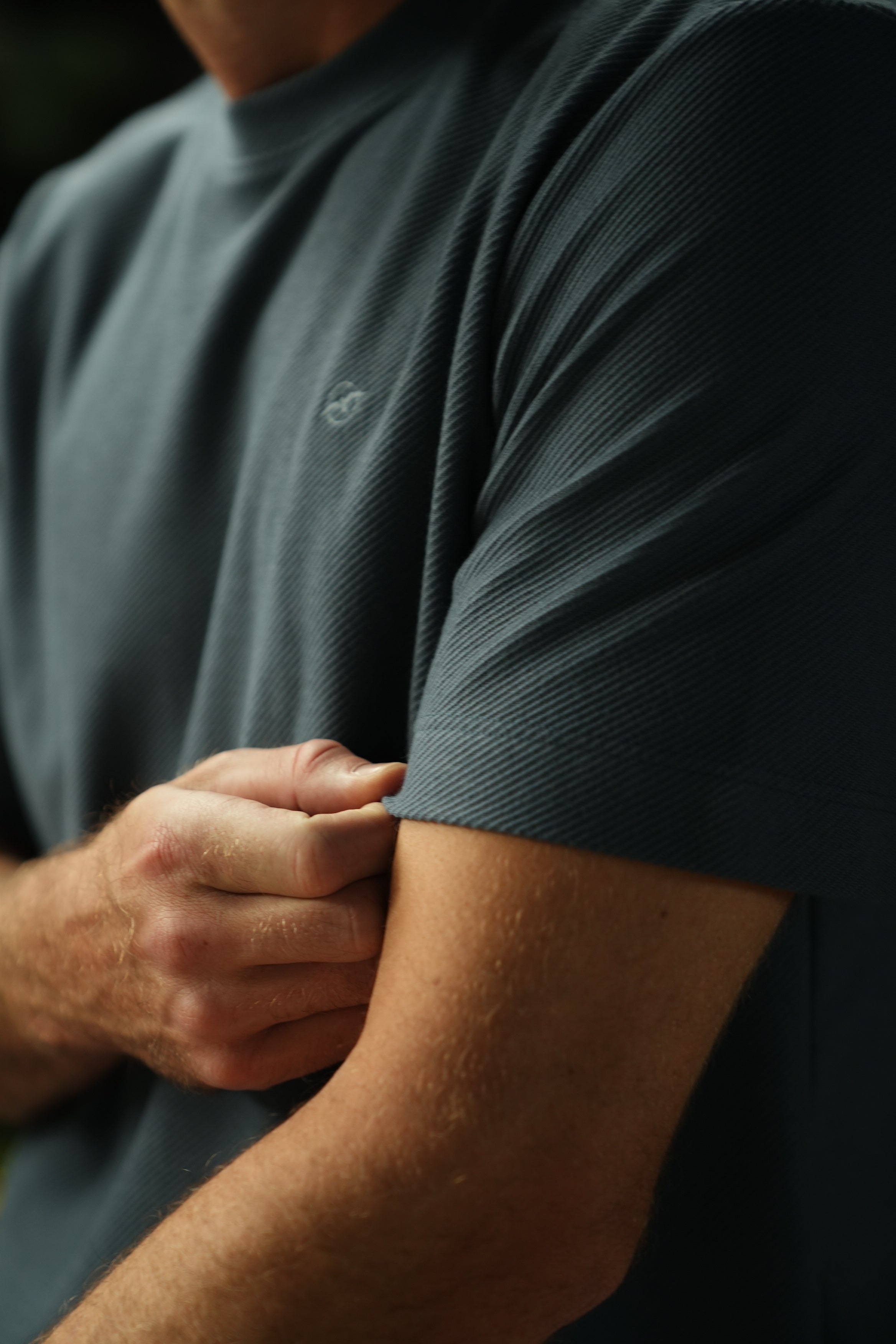 Polo Cuello Redondo con Textura para Hombre